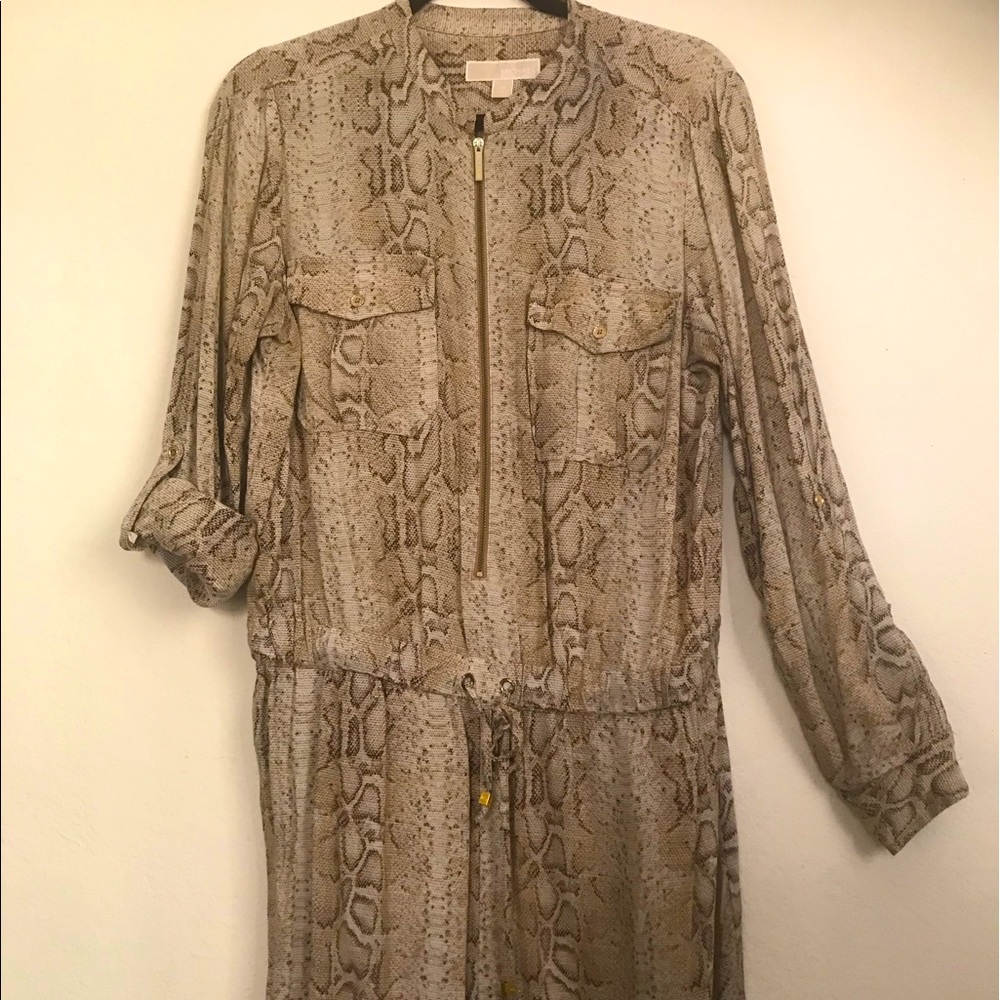 Michael Kors Python-Print Romper Size 10 - image 1